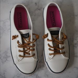 Sperry Top- Sider White Shoes